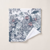 Motif Toile-De-Jouy (Gant de toilette)