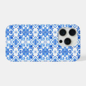 Motif Toile de Jouy Bleue (Verso Horizontal)