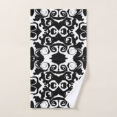 Motif torride en noir et blanc (Serviette à main)