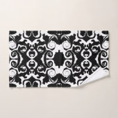 Motif torride en noir et blanc (Serviette à main)