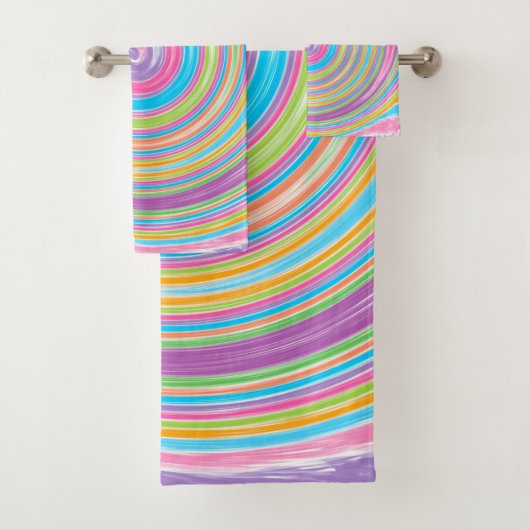 Motif tourbillon arc-en-ciel (En situation)