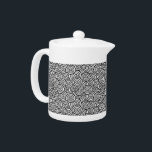 Motif tourbillon japonais - blanc et noir<br><div class="desc">Reproduction numérique d'un motif tourbillon extensible basé sur des modèles textiles japonais traditionnels,  représente l'eau ou la brume - motif tourbillon noir avec un arrière - plan blanc</div>