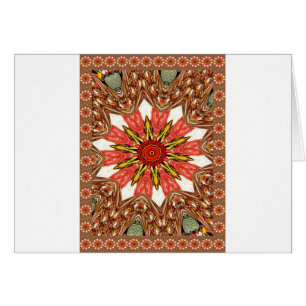 Motif traditionnel d'Asie africaine