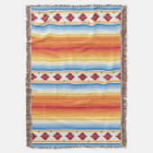 Motif traditionnel de couverture de Serape de (devant Vertical)