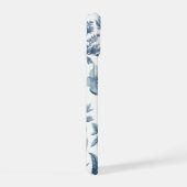 Motif traditionnel de la floraison bleue fine Chin (Côté droit)