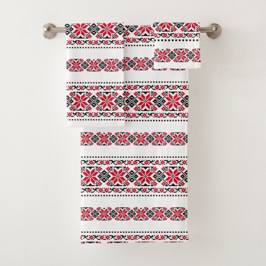 Motif traditionnel roumain "Les Etoiles" (En situation)