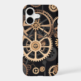 motif transparent avec engrenages