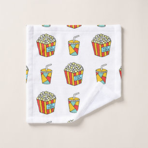 Motif transparent et lumineux avec nourriture pour