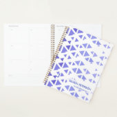 Motif Triangle Bleu Unique (Devant avec enveloppe)
