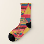 Motif triangle coloré panafricain Unisex (Gauche - extérieur)