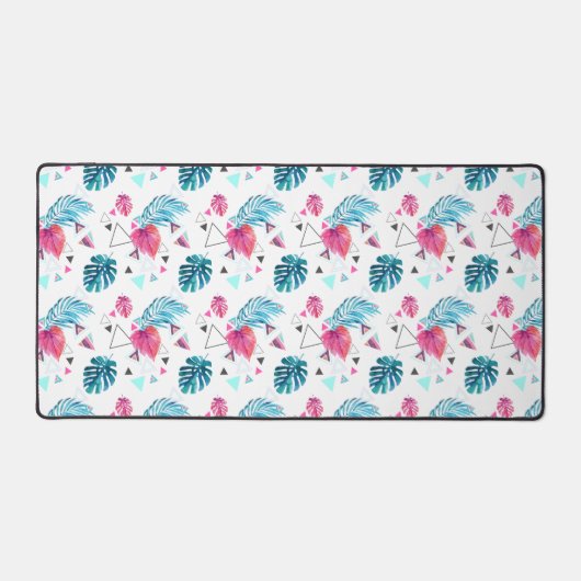 Motif triangle feuille tropicale (Recto)