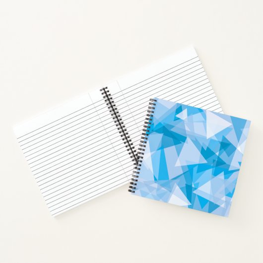 Motif triangle géométrique Abstrait | Carnet (Intérieur)