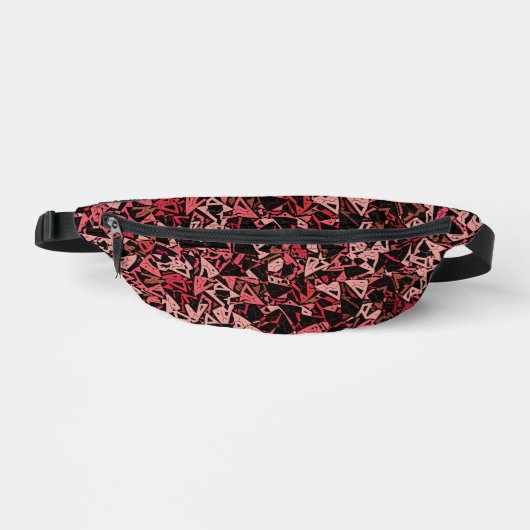 Motif Triangle Rose Rouge (Recto)