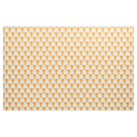 Motif triangulaire orange, tissu (Yard)