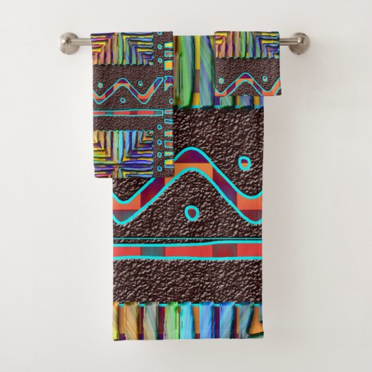 Motif tribal africain Abstrait (En situation)