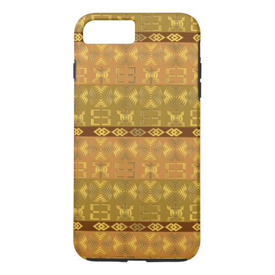 motif tribal africain ethnique avec des simbols coque iPhone 8 plus/7 plus