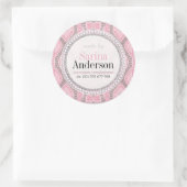 Motif Tribal Batik Rose Fabriqué Par Des Stickers (Sac)