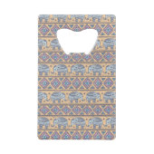 Motif tribal d'éléphant ethnique bleu (Dos)