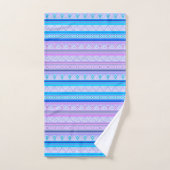 motif tribal ethnique géométrique d'Amérindien (Serviette à main)