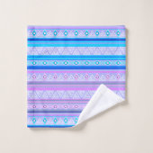motif tribal ethnique géométrique d'Amérindien (Gant de toilette)