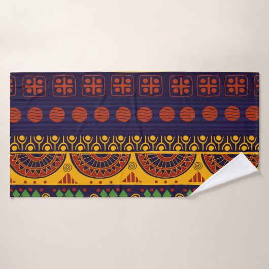 Motif tribal, polyvalent pour diverses utilisation (Serviette de bain)