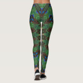 Motif Tribal Yoga Gym Exercice de course Leggings (Dos)