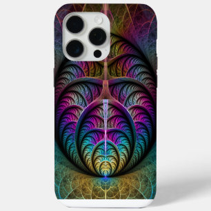 Motif tripant coloré abstrait d'art fractal