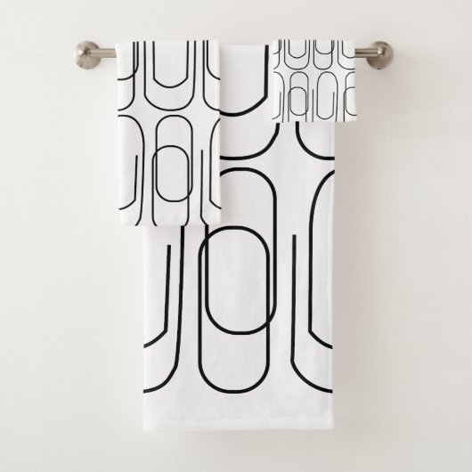 Motif Trombone Noir et Blanc (En situation)