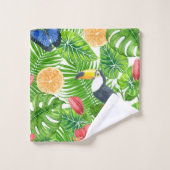 Motif tropical (Gant de toilette)
