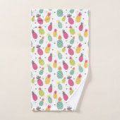 Motif tropical à l'ananas (Serviette à main)