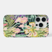 Motif tropical avec orchidées. (Verso Horizontal)