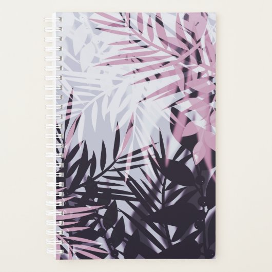Motif tropical bleu clair (Devant)