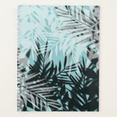 Motif tropical bleu clair (Devant)