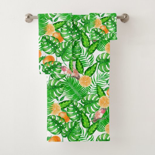 Motif tropical, colibris II (En situation)