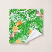 Motif tropical, colibris II (Gant de toilette)