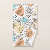 Motif tropical d'été dessiné à la main (Serviette à main)