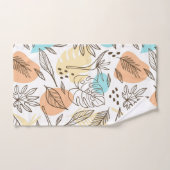 Motif tropical d'été dessiné à la main (Serviette à main)