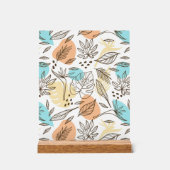 Motif tropical d'été dessiné à la main (Recto)
