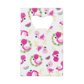 Motif tropical, Flamants roses, pastèques, Fleurs (Devant)