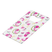 Motif tropical, Flamants roses, pastèques, Fleurs (Dos Angle)