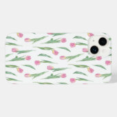 Motif Tulipe Rose – Fleurs Aquarelles Douces (Verso Horizontal)