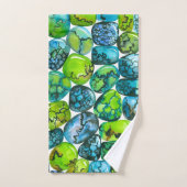 Motif turquoise (Serviette à main)