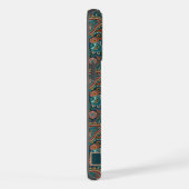 Motif Turquoise Blue Green Paisley (Côté droit)