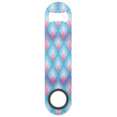 Motif turquoise et rose de pétale (Dos)