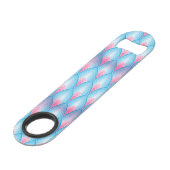 Motif turquoise et rose de pétale (Dos Angle)