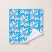 Motif Unicorn mignon (Gant de toilette)
