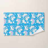 Motif Unicorn mignon (Serviette à main)