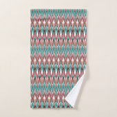 Motif vague mode multicolore rétro (Serviette à main)