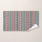 Motif vague mode multicolore rétro (Serviette à main)