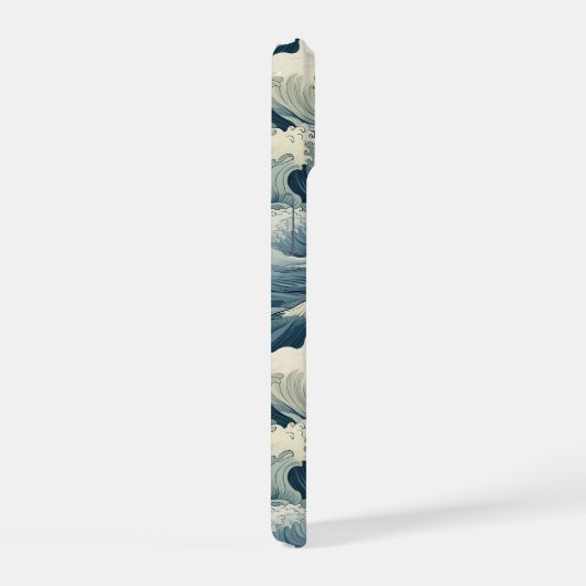 Motif Vagues Japonaises Monogrammé (Côté droit)